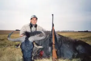 blue wildebeest hunt in botswana